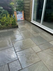 combine driveway and patio Staffordshire